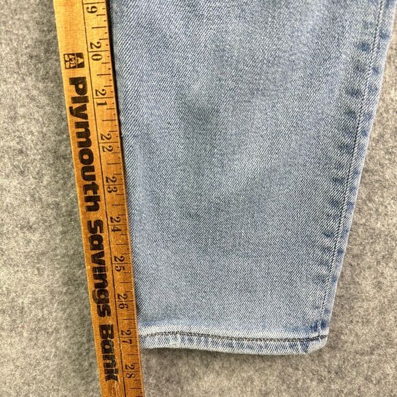 American Eagle Jeans Womens 4 Regular Blue Distressed Mom Medium Wash Denim - Picture 3 of 16